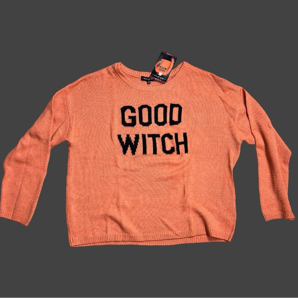 State of Mind NWT Halloween Sweater GOOD WITCH